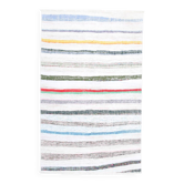 Tapis kilim vintage rayé coloré 5x8, 149x238 cm