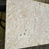 Antique bistro table with marble top