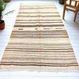 Oushak Vintage Neutral Wool Rug