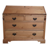 Slope desk, 19th century pine scriban