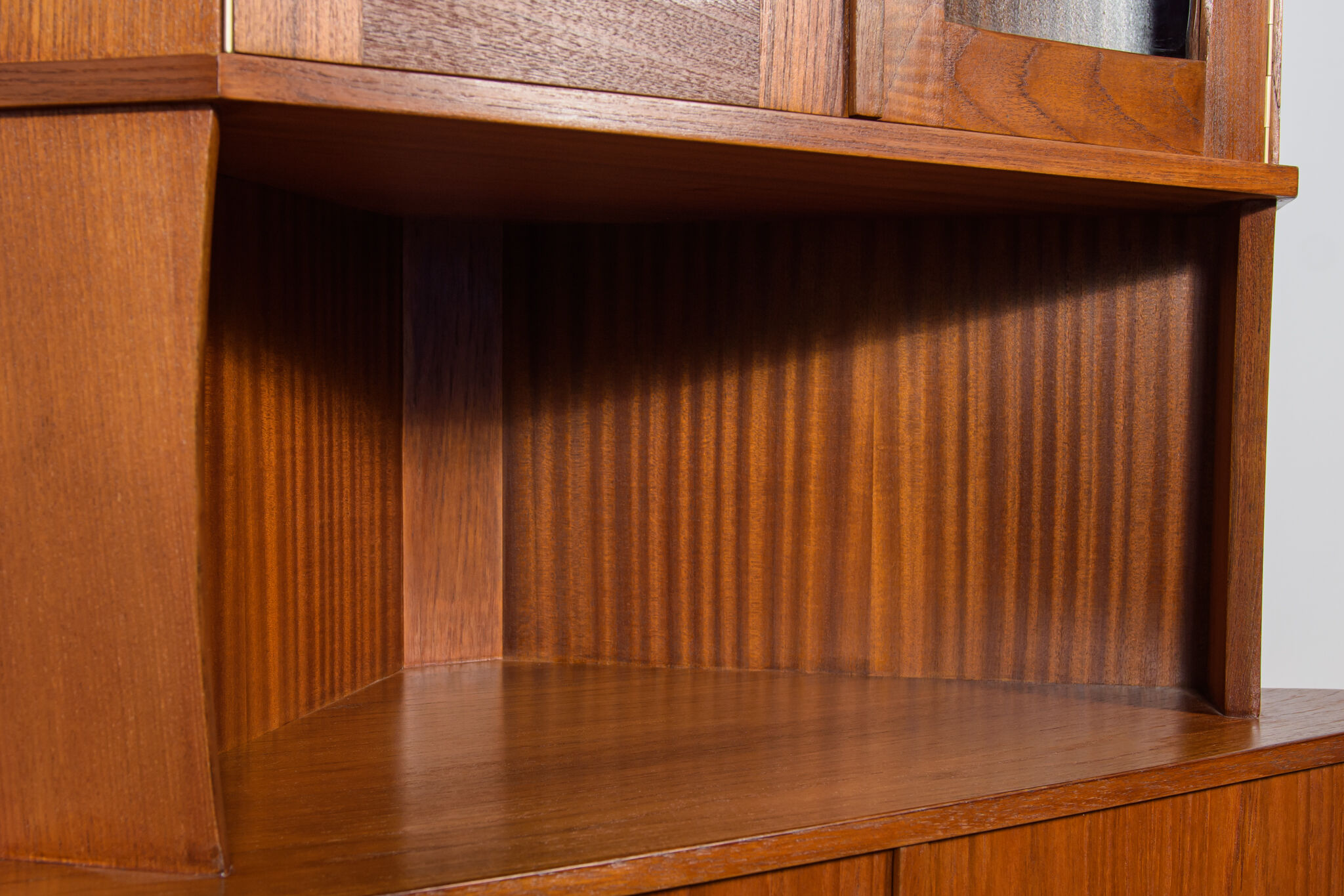 Mid-Century Modern Teak Corner Cabinet, Denmark, 1960s