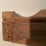 Old wooden pediment