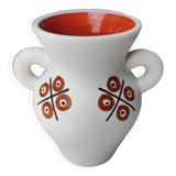 Unique piece, André Baud ceramic vase for Vallauris, 50s-60s