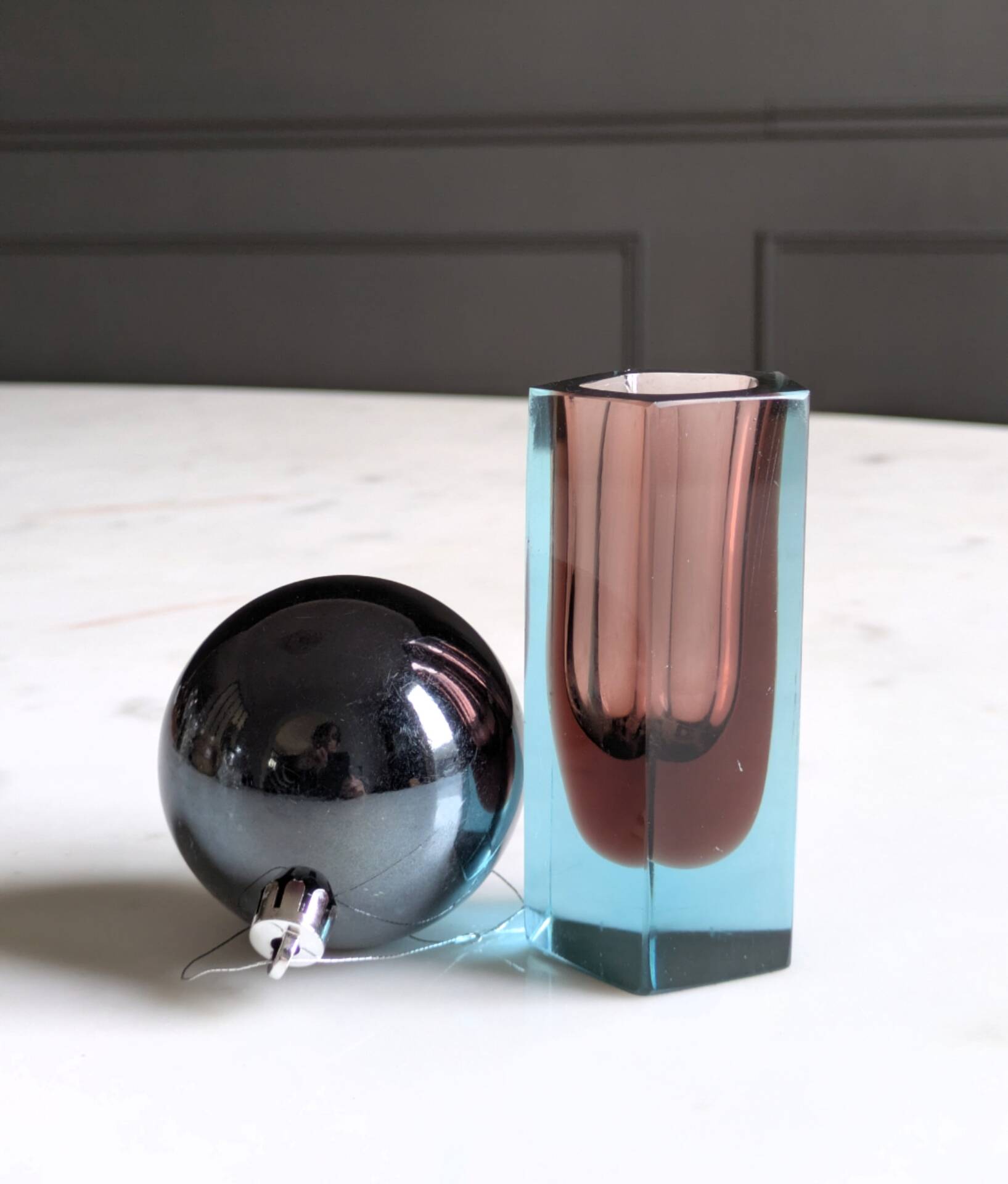 Petit vase Sommerso de Murano 1970