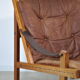 Safari armchair by Torbjörn Afdal for Bruksbo Norwegen 1960.