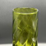 Large glass vase from the 1970s
