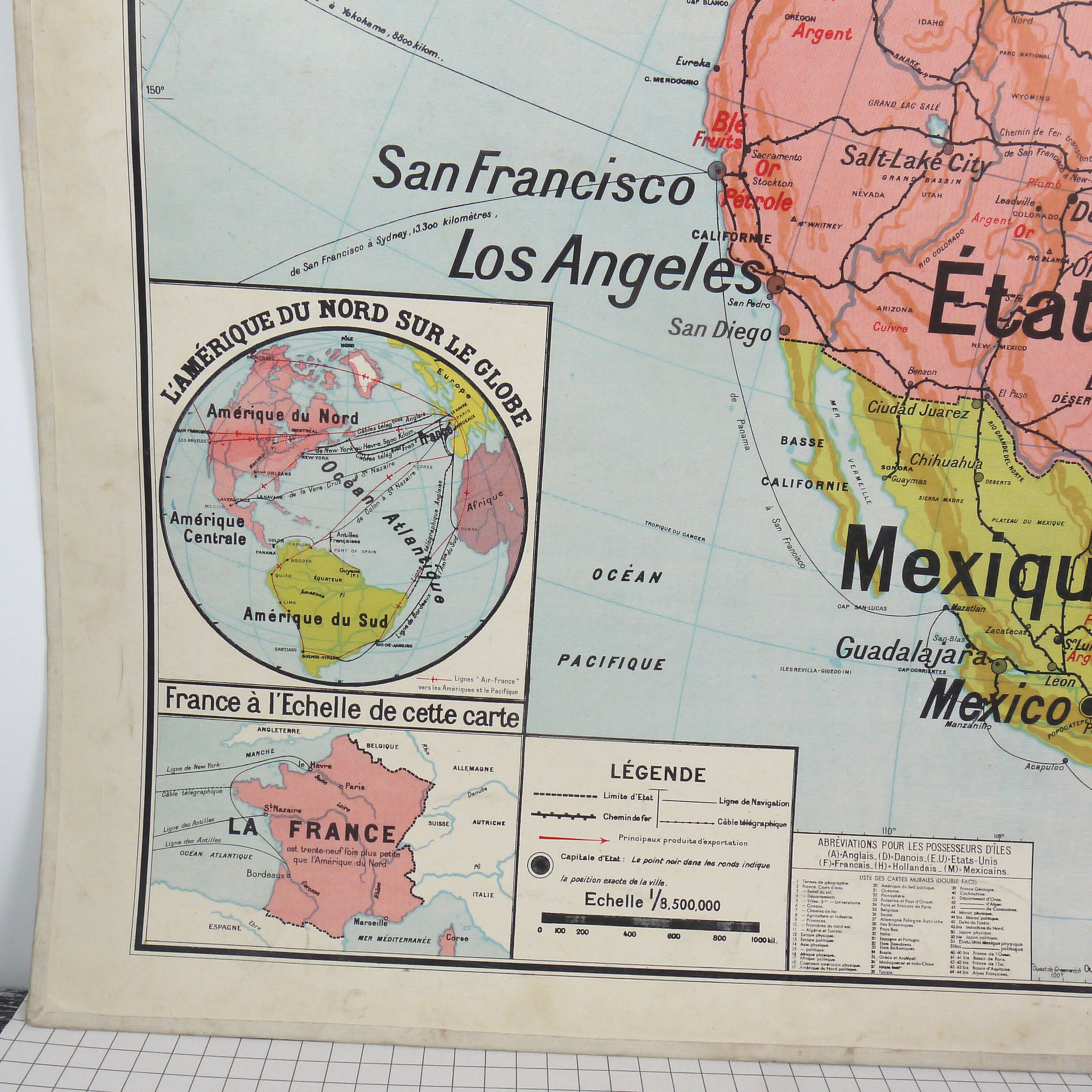 Vidal-Lablache - North America map