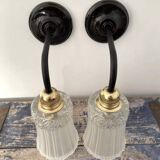 Pair of Art Deco wall lights