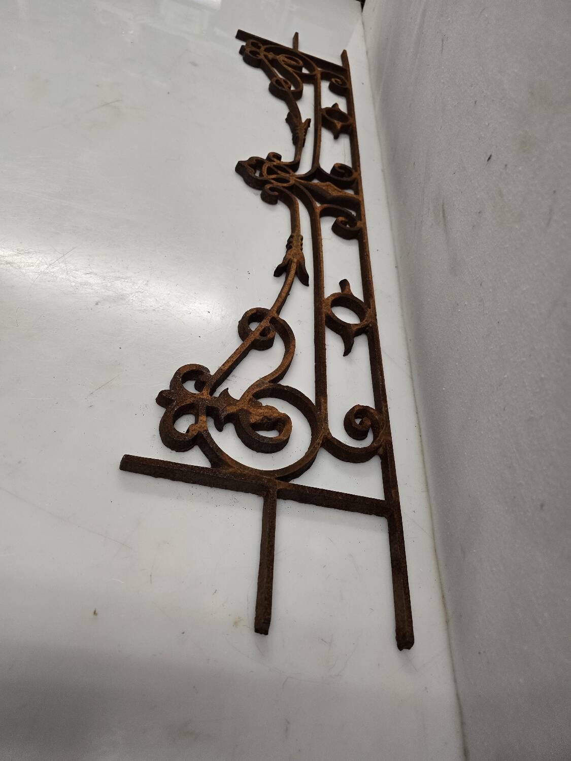 Cast iron balcony box