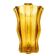 Mid-century modern vase, pressed glass, Belgium, 1950s