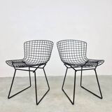 Vintage design wire chair model 420 Harry Bertoia Knoll 1970s