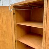 Vintage secretary wardrobe storage cabinet