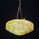 Pendentif Art Déco en verre de Murano jaune, 1950