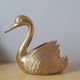 Brass swan 70s