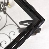 Wrought iron side table