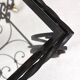 Wrought iron side table