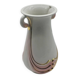 Vase vintage en Porcelaine cygnes fabriqué en Italie
