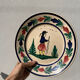 6 Quimper plates with old ceramic characters