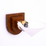 Set of four Art Deco wall lamps, Poland, 1950s.