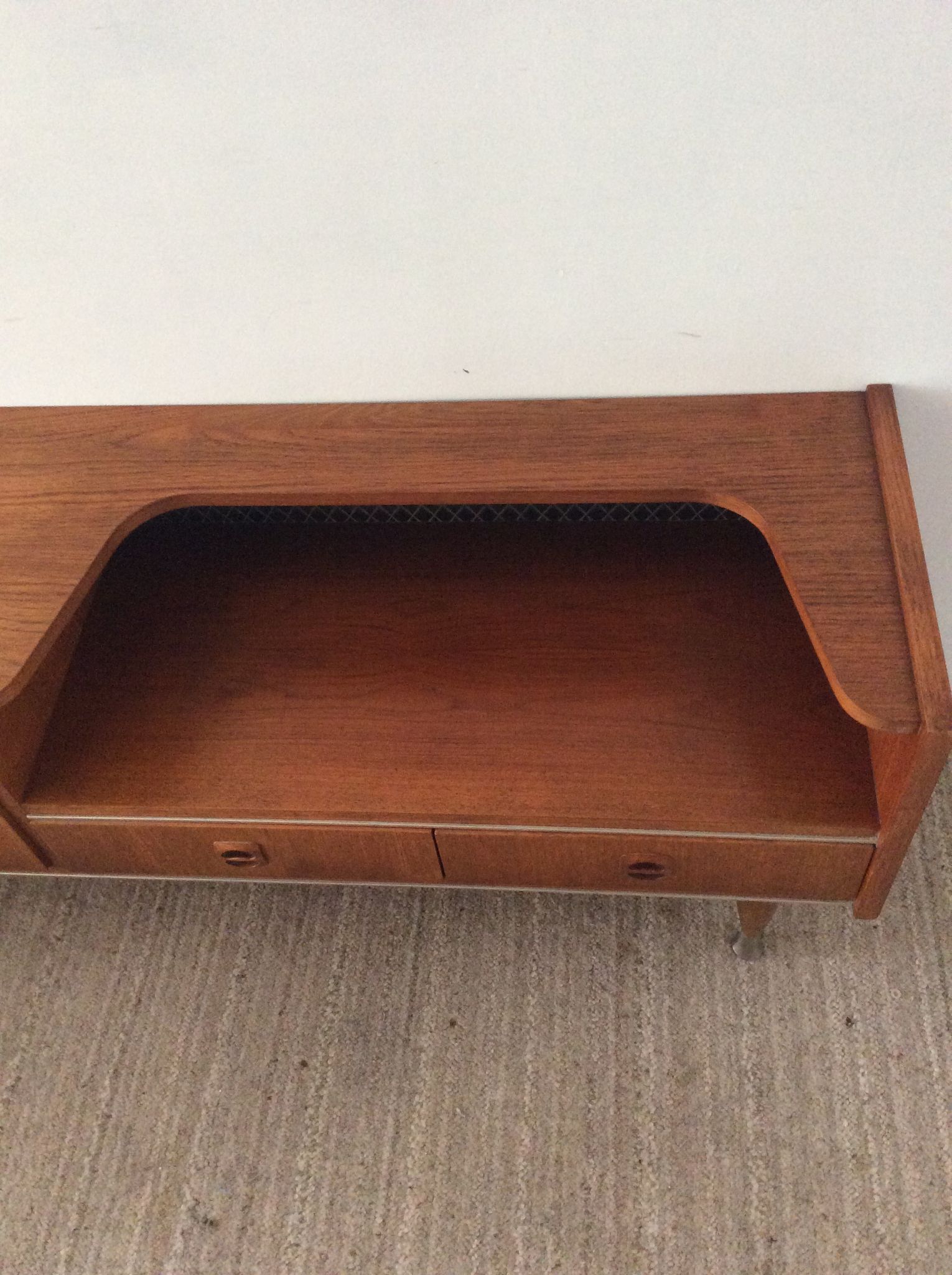 Scandinavian teak tv cabinet from the 60s