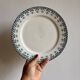 Set of 10 vintage ironstone plates by Henry of Sarreguemines.