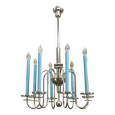 Art Deco Chandelier with Matching Sconces, Czechoslovakia 1930s