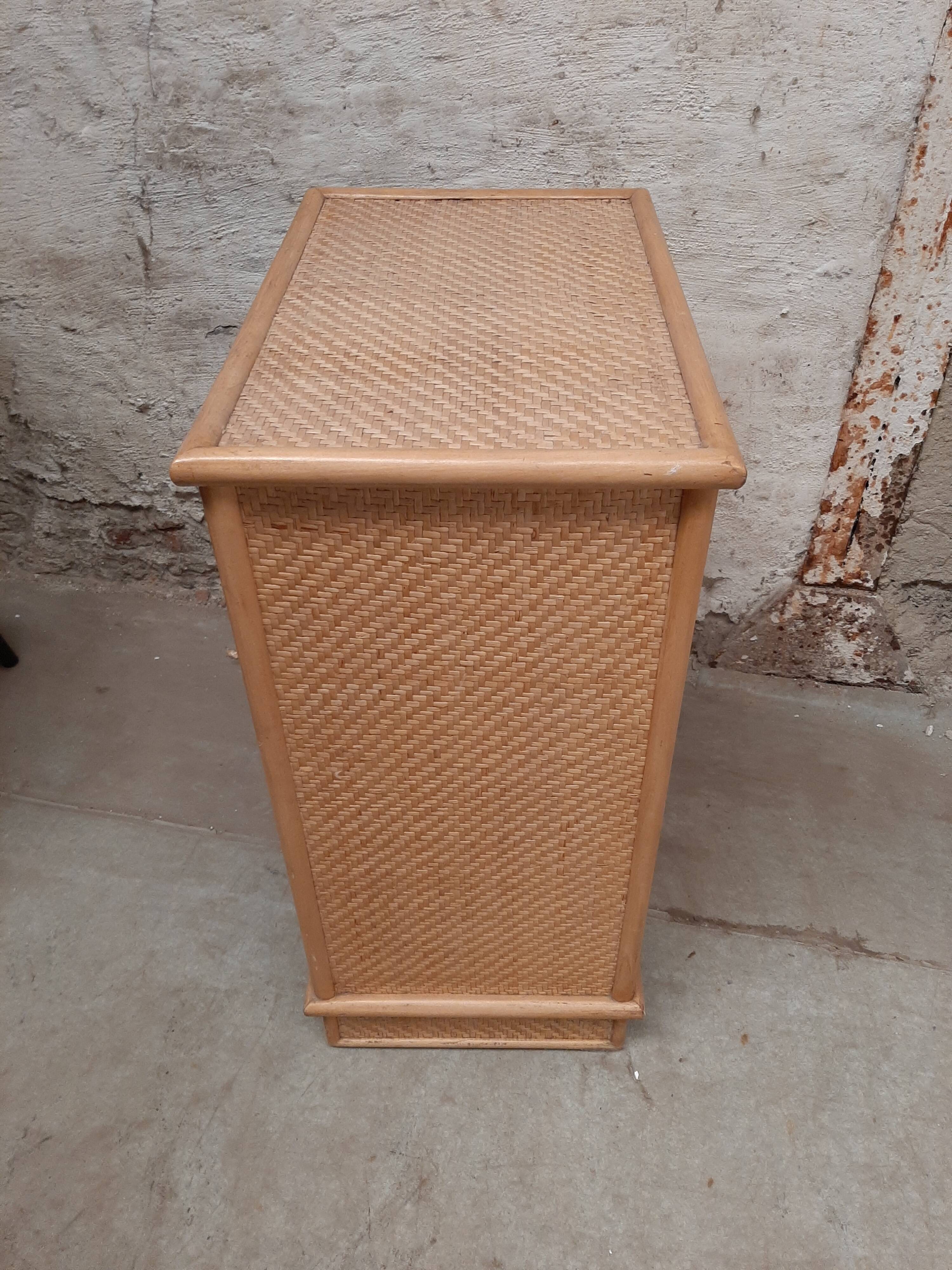 Rattan dresser