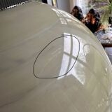 Lampadaire champignon space-age avec aspect marbre