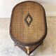 Vintage rattan coffee table – 1970s Riviera spirit