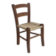 Chaise d'enfant vintage bois et corde