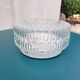 Round cast glass ceiling lamp