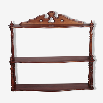 Napoleon III-style antique wooden shelf