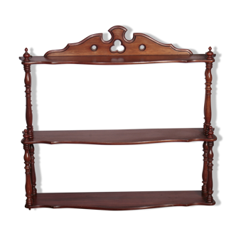 Napoleon III-style antique wooden shelf