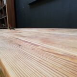 Table pliante en bois brasserie-guinguette , 6/8 couverts