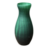 Blown glass vase, frosted satin.