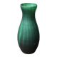 Blown glass vase, frosted satin.