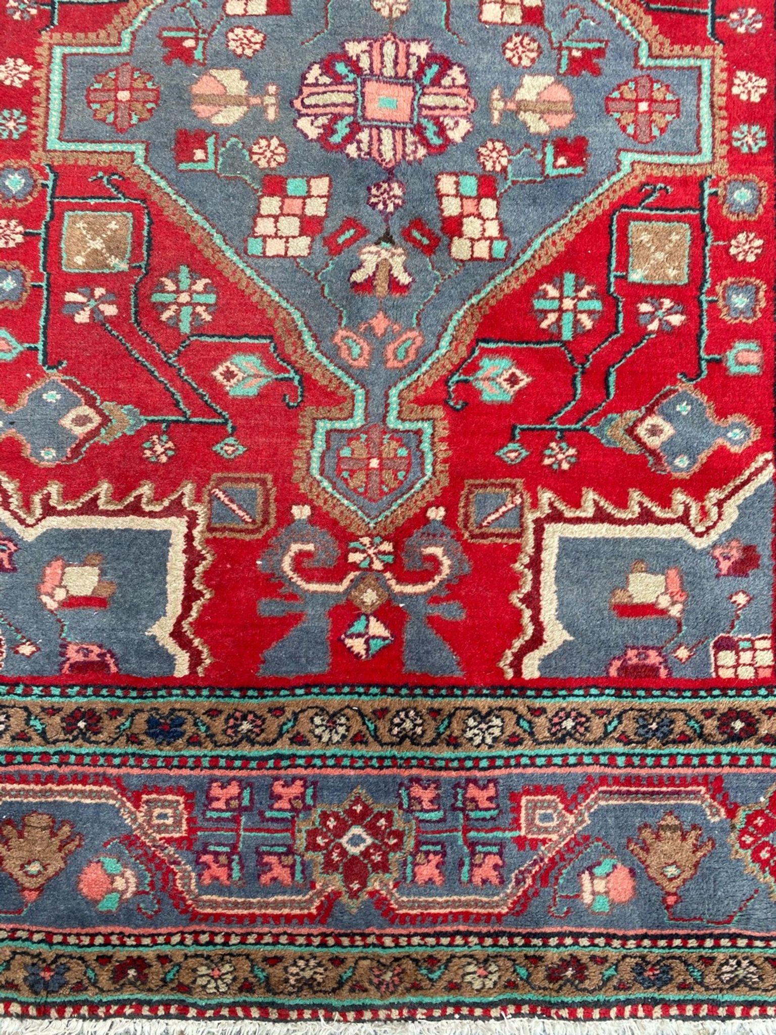Malayer ancient persian carpet 138x238 cm
