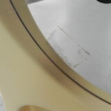 Vintage Plastic Bathroom Wall Shelf with Mirror