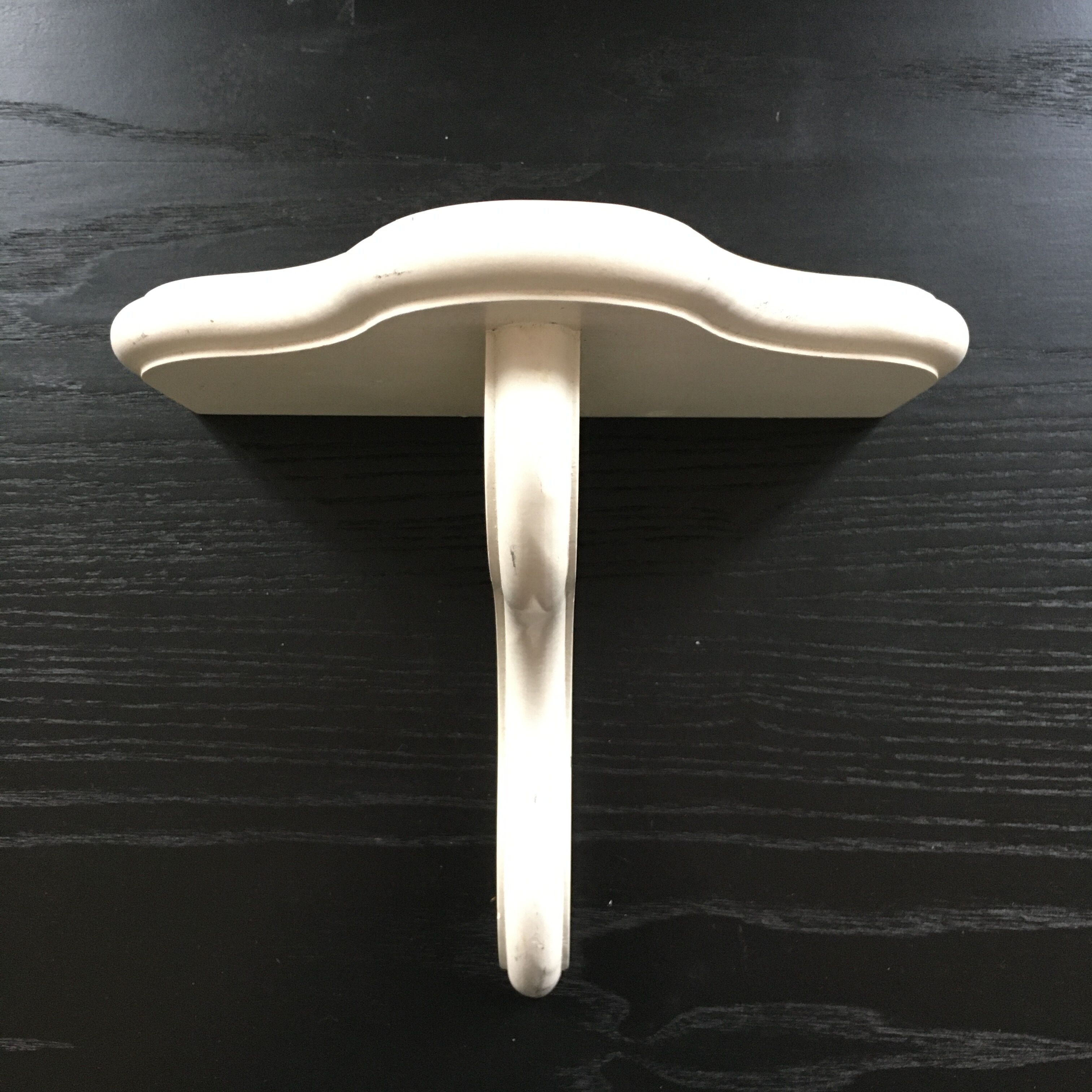 White wall console