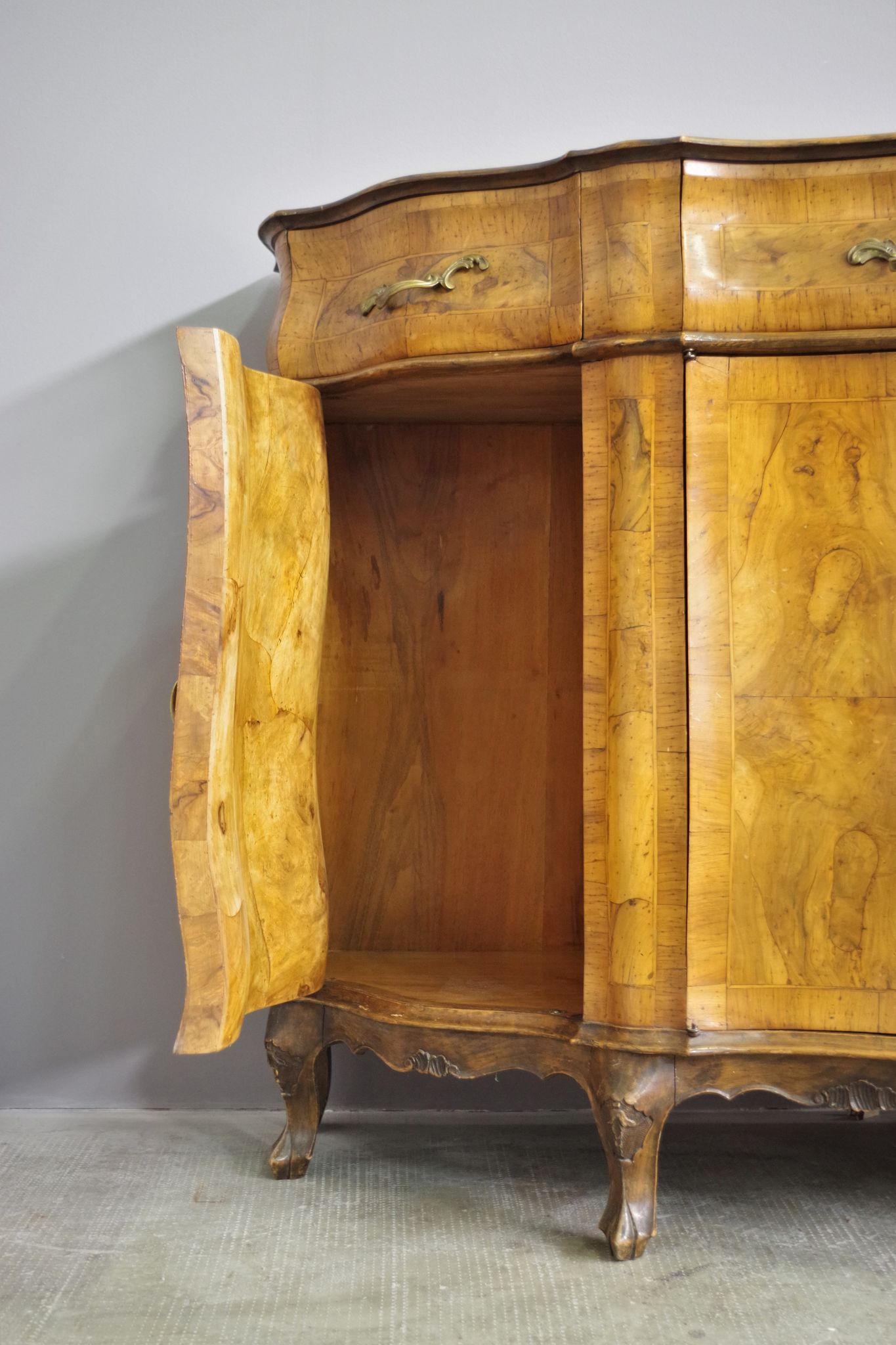 Walnut sideboard Mobilificio Del Fabro Udine, 1950