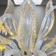 Venetian lustre in Murano glass and gold leaf