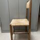 Chaise empaillé vintage