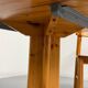 Vintage solid pine table, Scandinavian design by Rainer Daumiller, 1970s