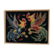 Tapestry vintage cockfight canvas