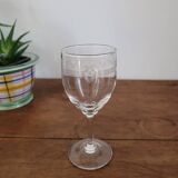 Small glass floral frieze