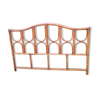 Vintage rattan headboard