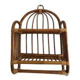 Vintage rattan shelf