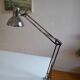 Articulated architect lamp with vintage clip, 90s, chrome metal