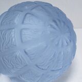 Art Deco ceiling light, blue glass, 1920s