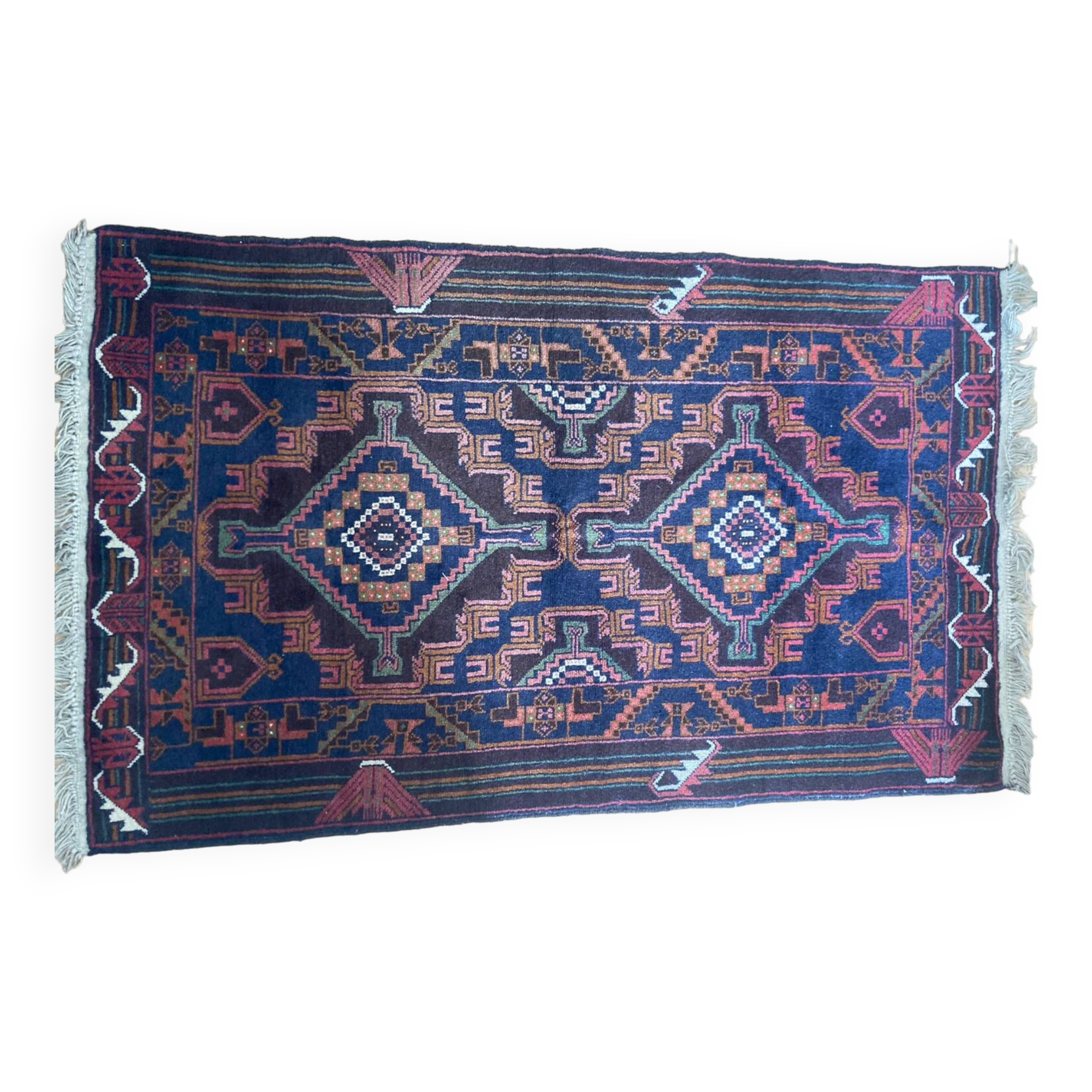 Afghan, tribal, geometric rug